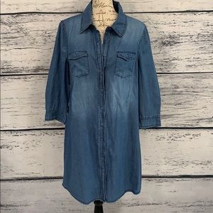 Amazing Denim 3/4 Sleeve Shirt/Tunic/Duster